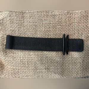 Graphite Loop Stainless Steel Mesh Apple Watch Band, 38mm.